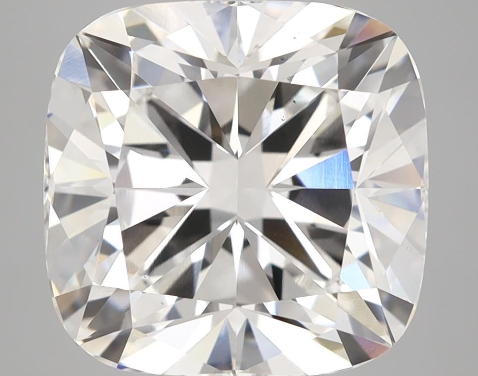 Lab-Grown Cushion Diamond - 6.12 Carats, E Color, VS2 Clarity - Certified by IGI - Report Number: 595390826