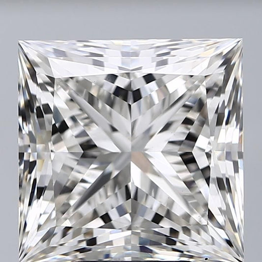 Lab-Grown Princess Diamond - 8.61 Carats, F Color, VS1 Clarity - Certified by IGI - Report Number: 592323642