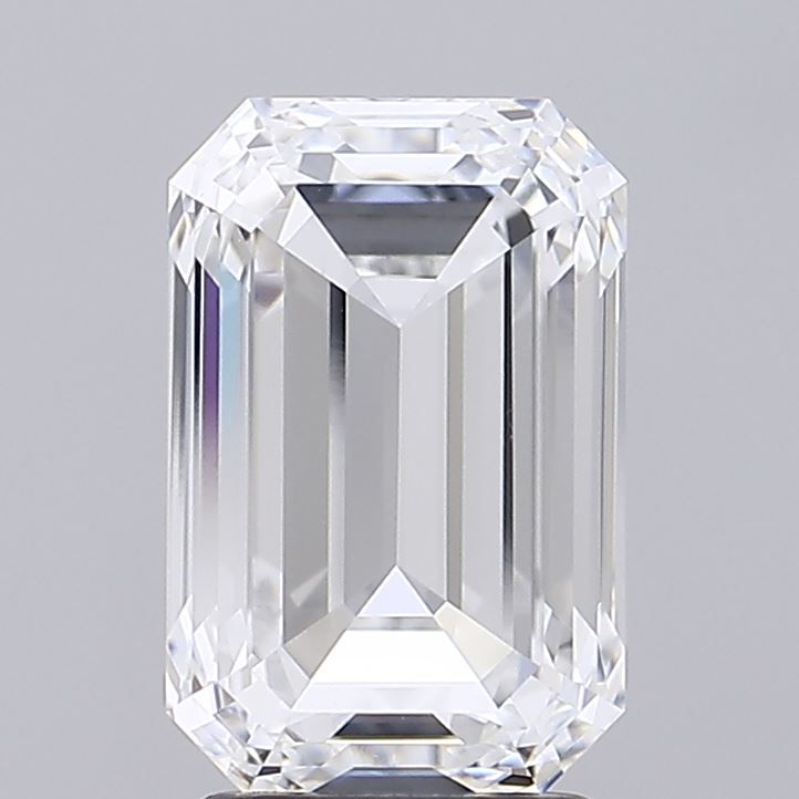 Lab-Grown Emerald Diamond - 3.51 Carats, D Color, VVS2 Clarity - Certified by IGI - Report Number: LG667455128