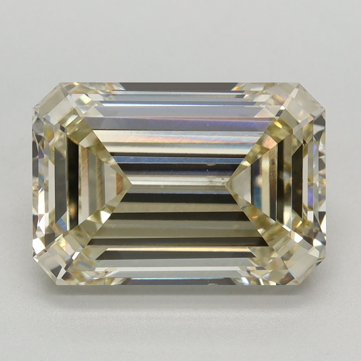 Lab-Grown Emerald Diamond - 4.56 Carats, Fancy Yellow Color, VS2 Clarity - Certified by IGI - Report Number: LG634433005