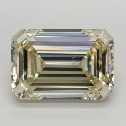 Lab-Grown Emerald Diamond - 4.56 Carats, Fancy Yellow Color, VS2 Clarity - Certified by IGI - Report Number: LG634433005