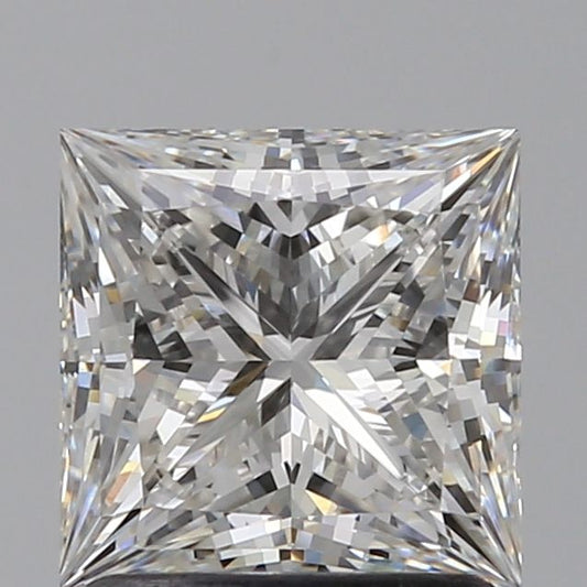 Lab-Grown Princess Diamond - 1.57 Carats, F Color, VVS2 Clarity - Certified by IGI - Report Number: LG646445058
