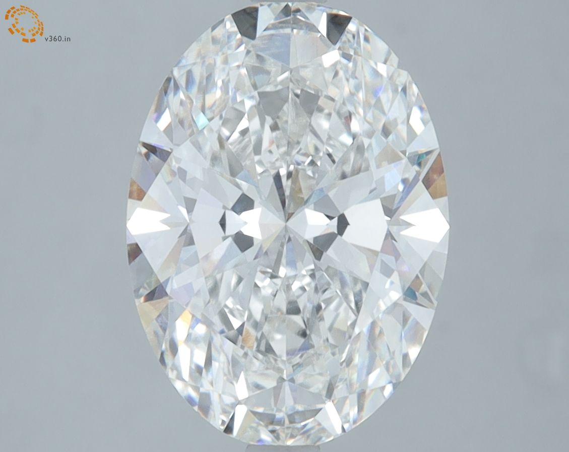 Lab-Grown Oval Diamond - 3.58 Carats, F Color, VVS2 Clarity - Certified by IGI - Report Number: LG684506962