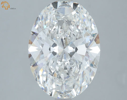 Lab-Grown Oval Diamond - 3.58 Carats, F Color, VVS2 Clarity - Certified by IGI - Report Number: LG684506962