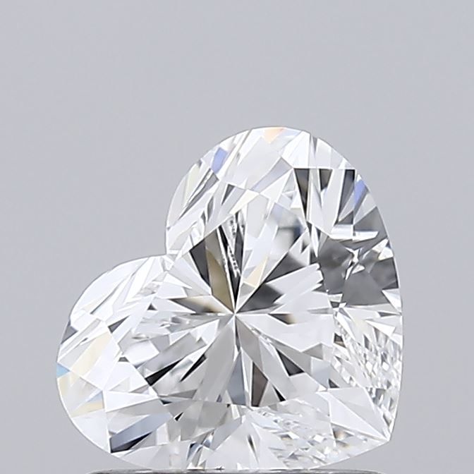 Lab-Grown Heart Diamond - 0.97 Carats, D Color, VVS2 Clarity - Certified by IGI - Report Number: LG695509508
