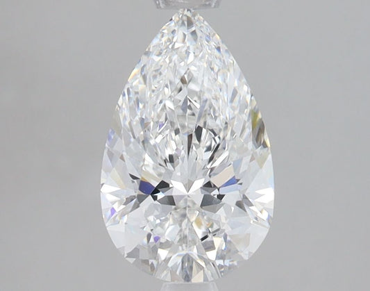 Lab-Grown Pear Diamond - 1.46 Carats, E Color, VVS2 Clarity - Certified by IGI - Report Number: LG691556587
