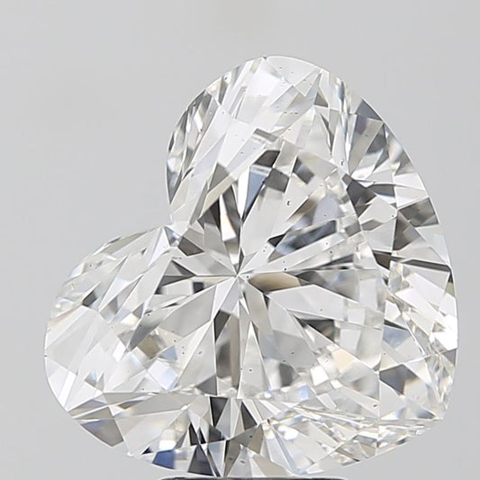 Lab-Grown Heart Diamond - 6.1 Carats, F Color, VS2 Clarity - Certified by IGI - Report Number: LG678556326