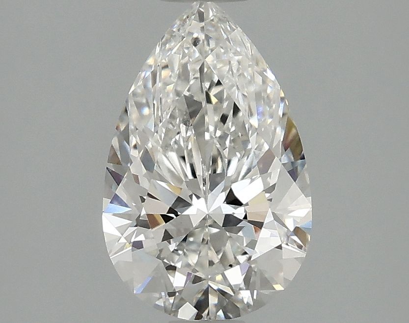 Lab-Grown Pear Diamond - 1.48 Carats, F Color, VVS2 Clarity - Certified by IGI - Report Number: LG668466171