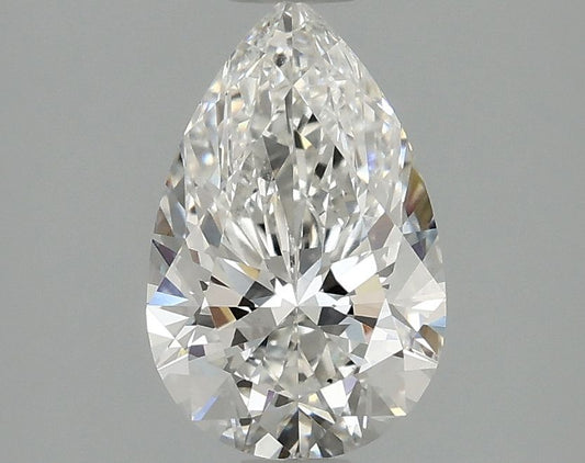 Lab-Grown Pear Diamond - 1.48 Carats, F Color, VVS2 Clarity - Certified by IGI - Report Number: LG668466171