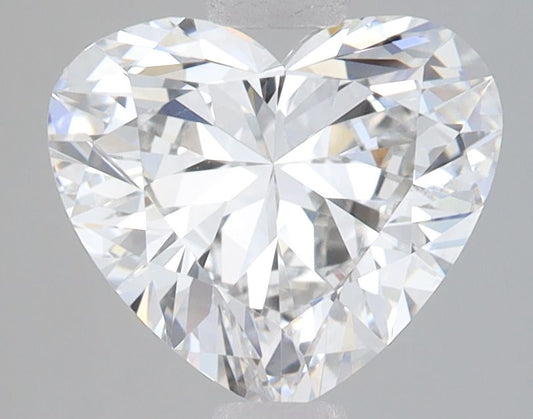 Lab-Grown Heart Diamond - 1.96 Carats, E Color, VVS2 Clarity - Certified by IGI - Report Number: LG652407068