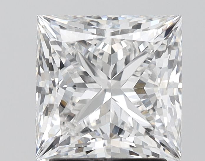 Lab-Grown Princess Diamond - 2.46 Carats, F Color, VVS2 Clarity - Certified by IGI - Report Number: LG630446603