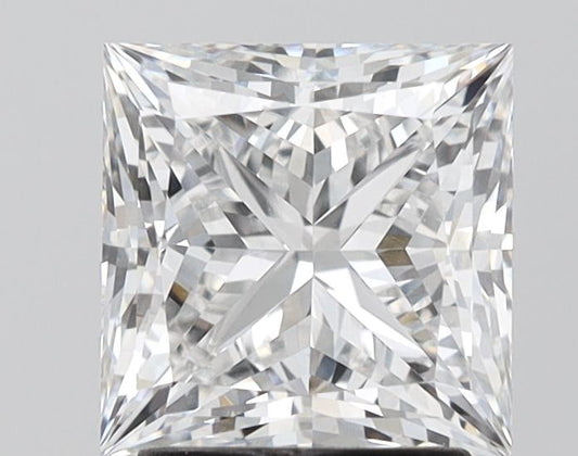 Lab-Grown Princess Diamond - 2.46 Carats, F Color, VVS2 Clarity - Certified by IGI - Report Number: LG630446603