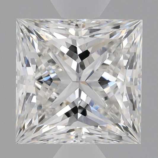 Lab-Grown Princess Diamond - 1.5 Carats, F Color, VVS2 Clarity - Certified by IGI - Report Number: LG638425732
