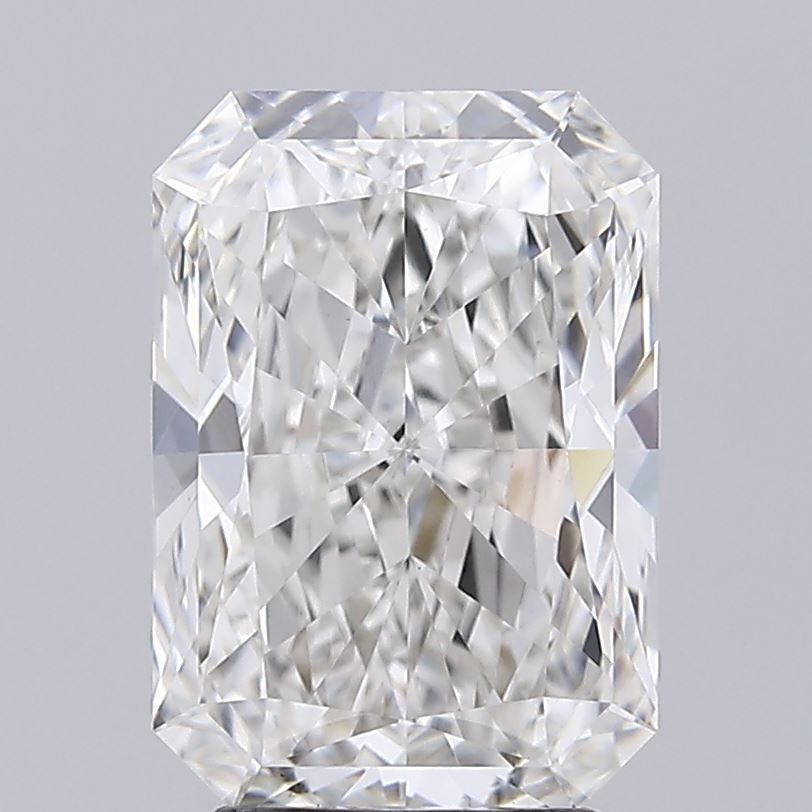 Lab-Grown Radiant Diamond - 3.06 Carats, F Color, VVS2 Clarity - Certified by IGI - Report Number: LG712585997