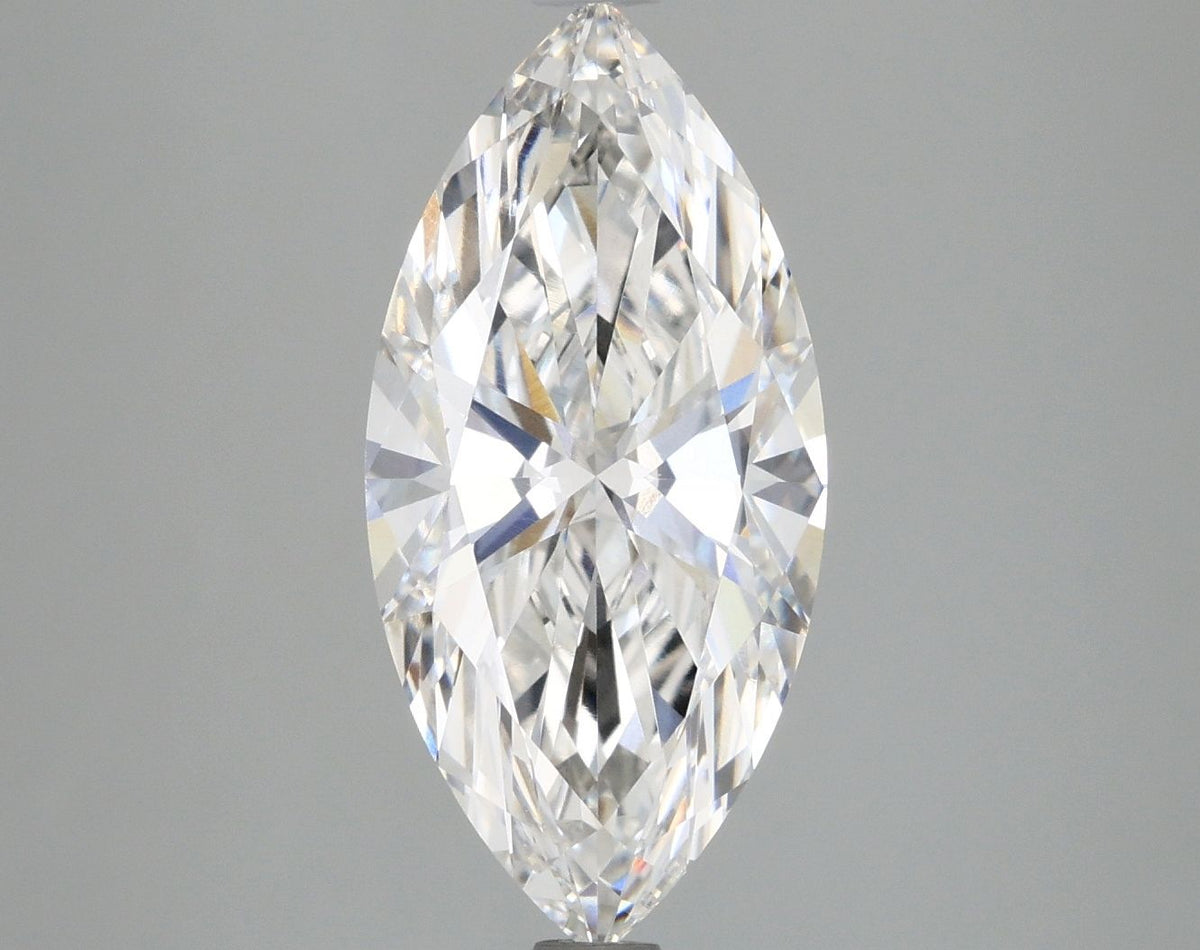 Lab-Grown Marquise Diamond - 2.99 Carats, F Color, VVS2 Clarity - Certified by IGI - Report Number: LG674533331
