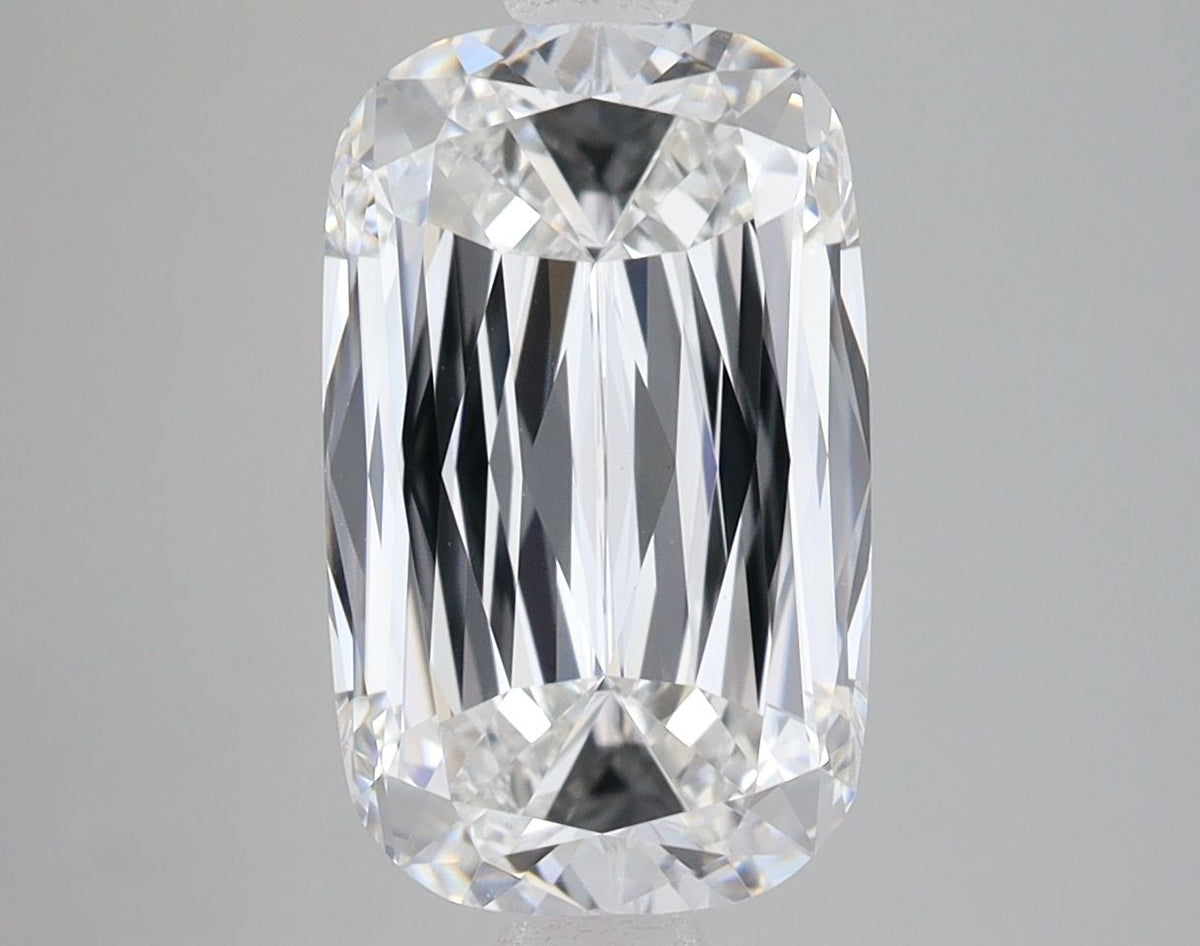 Lab-Grown Cushion Diamond - 4.06 Carats, F Color, VVS2 Clarity - Certified by IGI - Report Number: LG653444770