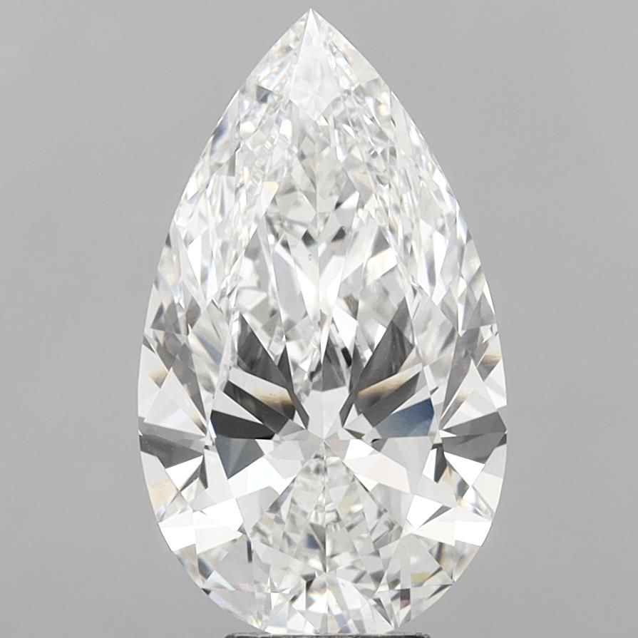 Lab-Grown Pear Diamond - 7.1 Carats, E Color, VS1 Clarity - Certified by IGI - Report Number: LG715552325