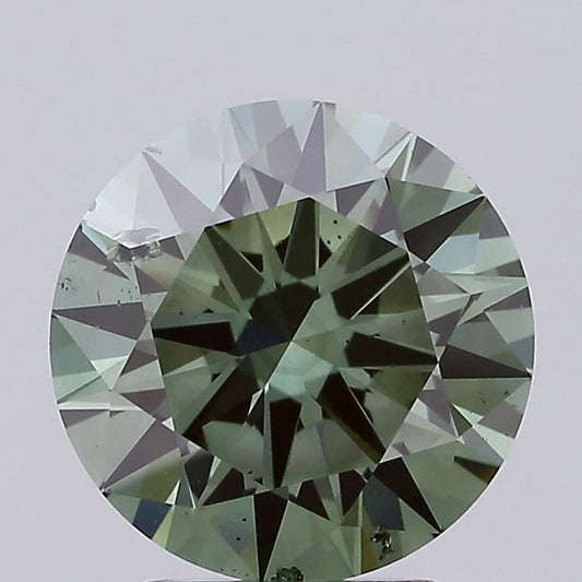 Lab-Grown Round Diamond - 3.0 Carats, Fancy Deep Orange Color, VS2 Clarity - Certified by IGI - Report Number: LG622493902