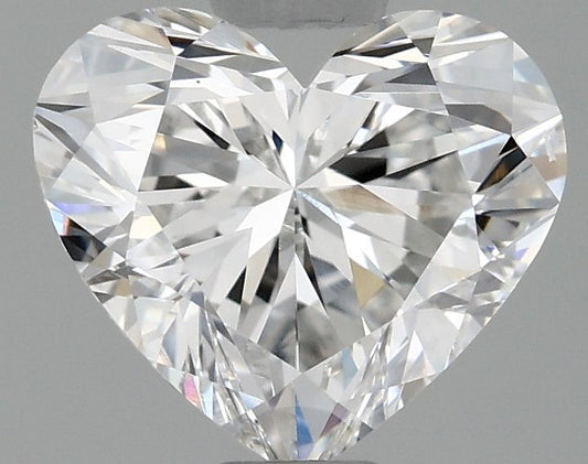 Lab-Grown Heart Diamond - 0.97 Carats, E Color, VS2 Clarity - Certified by IGI - Report Number: LG687579714
