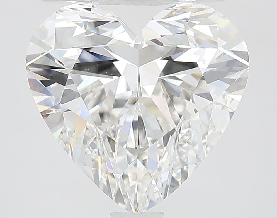 Lab-Grown Heart Diamond - 2.54 Carats, E Color, VVS2 Clarity - Certified by IGI - Report Number: LG638439077