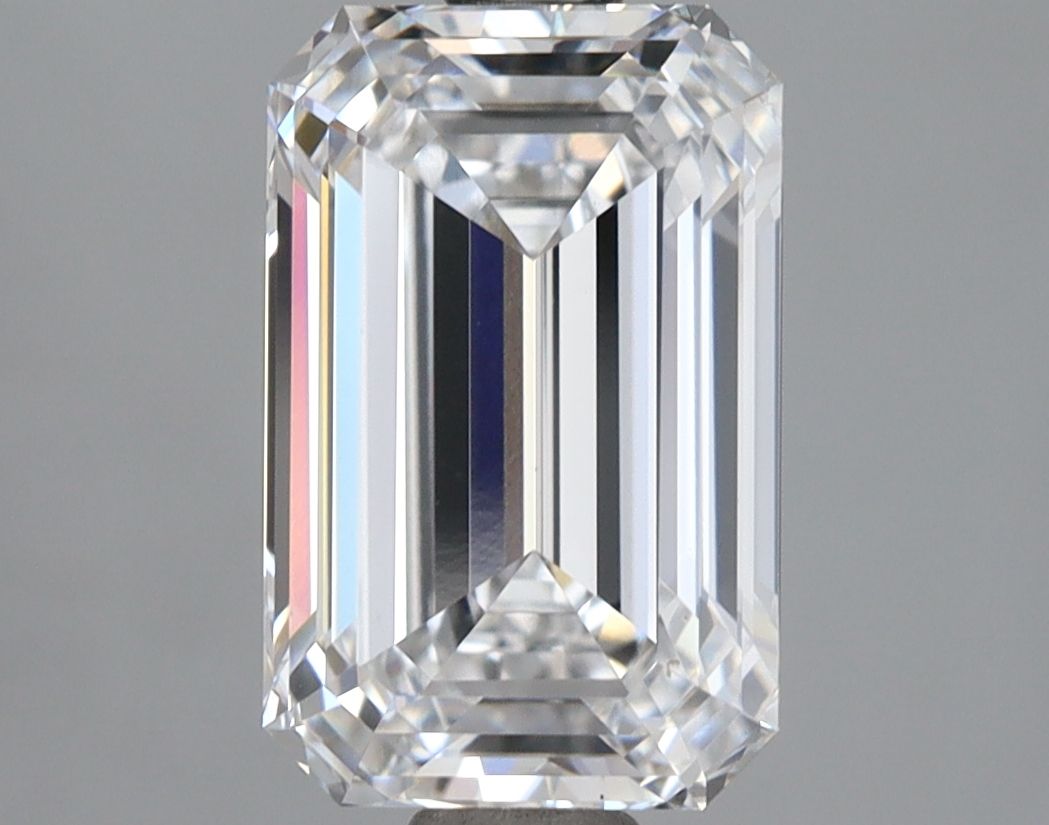 Lab-Grown Emerald Diamond - 2.53 Carats, D Color, VVS2 Clarity - Certified by IGI - Report Number: LG713520796