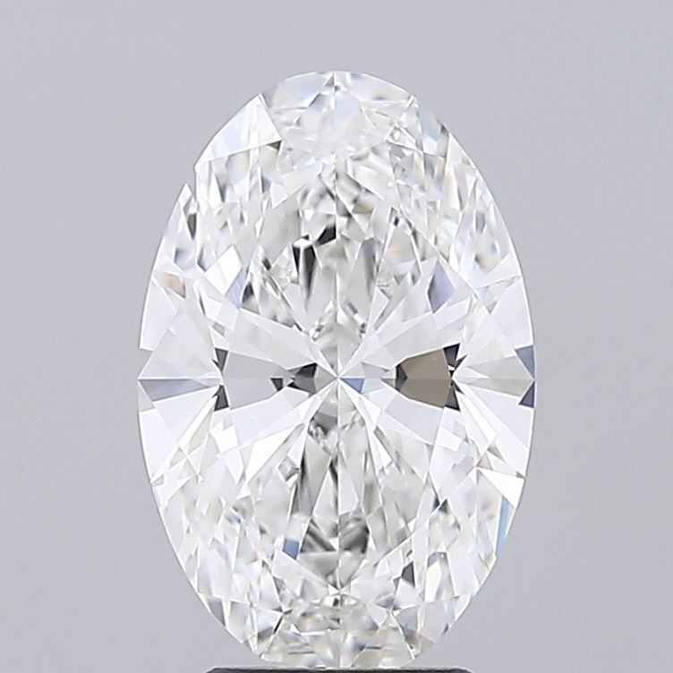 Lab-Grown Oval Diamond - 3.55 Carats, E Color, VVS2 Clarity - Certified by IGI - Report Number: LG715554801