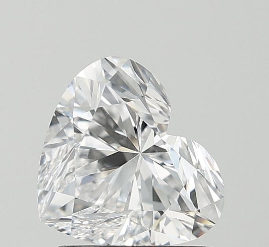 Lab-Grown Heart Diamond - 1.51 Carats, D Color, VVS2 Clarity - Certified by IGI - Report Number: LG683552799