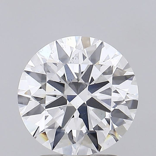 Lab-Grown Round Diamond - 2.51 Carats, D Color, VS2 Clarity - Certified by IGI - Report Number: LG671417662