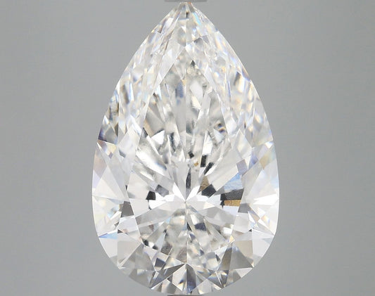 Lab-Grown Pear Diamond - 6.2 Carats, E Color, VS2 Clarity - Certified by IGI - Report Number: LG680591572