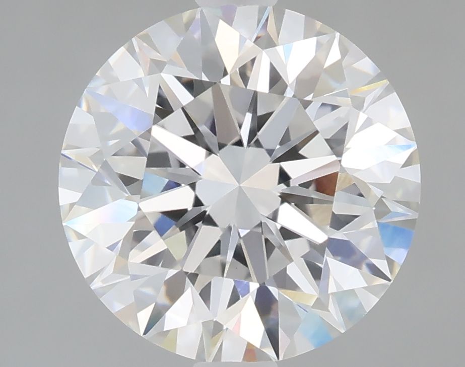 Lab-Grown Round Diamond - 3.05 Carats, E Color, VVS2 Clarity - Certified by IGI - Report Number: LG706552044