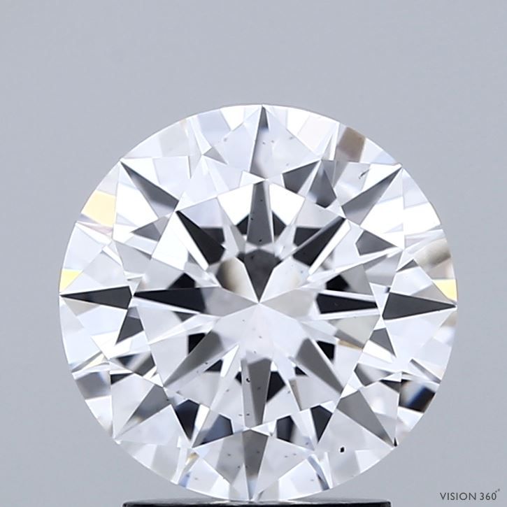 Lab-Grown Round Diamond - 2.49 Carats, E Color, VS2 Clarity - Certified by IGI - Report Number: LG691513691