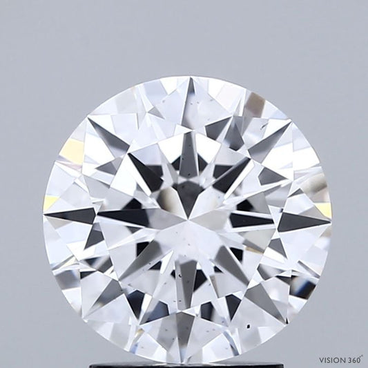 Lab-Grown Round Diamond - 2.49 Carats, E Color, VS2 Clarity - Certified by IGI - Report Number: LG691513691