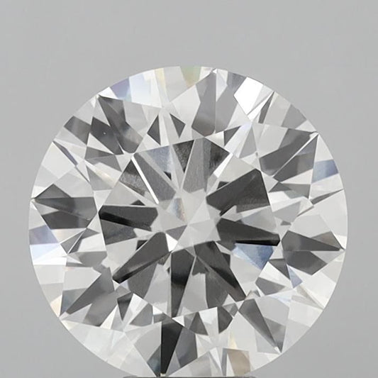 Lab-Grown Round Diamond - 7.04 Carats, F Color, VVS2 Clarity - Certified by IGI - Report Number: LG704504060