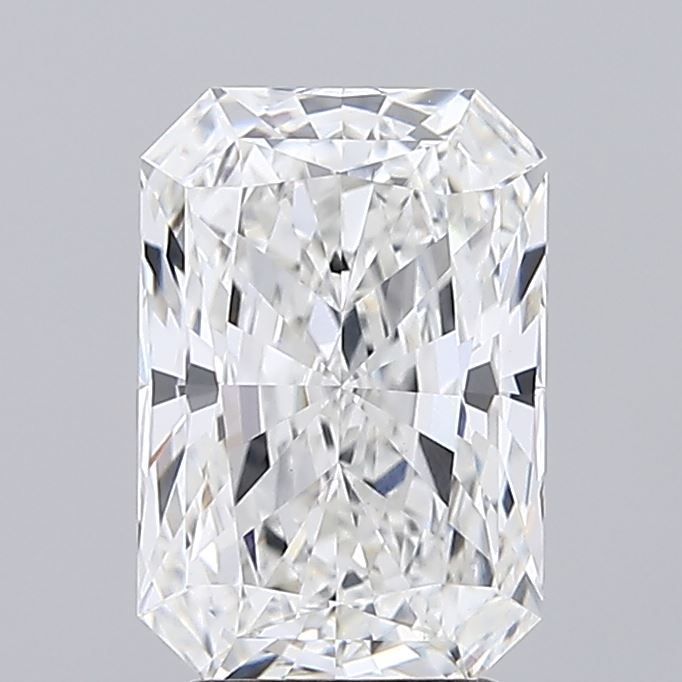 Lab-Grown Radiant Diamond - 3.09 Carats, F Color, VVS2 Clarity - Certified by IGI - Report Number: LG713529037
