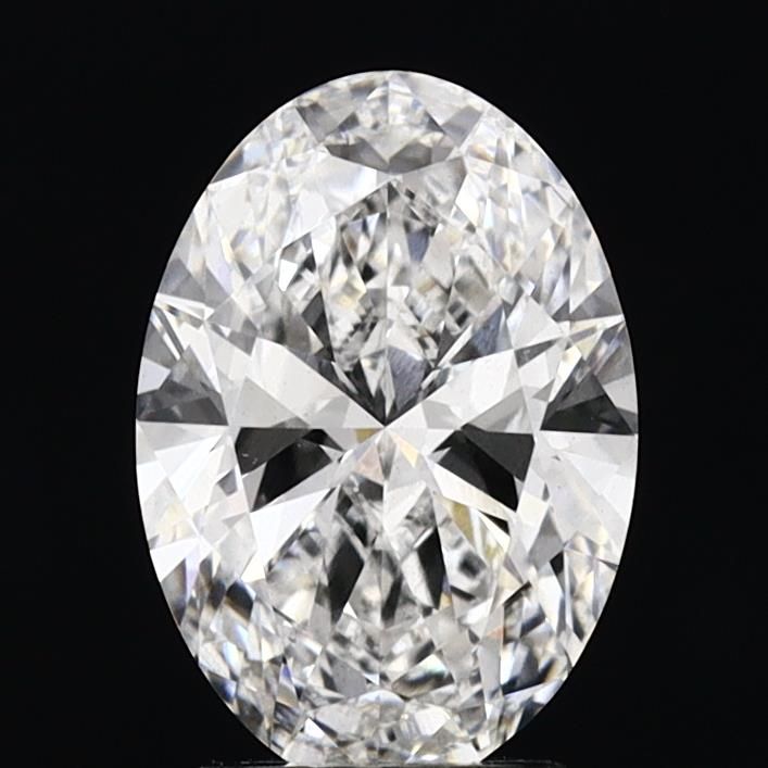 Lab-Grown Oval Diamond - 3.0 Carats, E Color, VS2 Clarity - Certified by IGI - Report Number: LG671422129