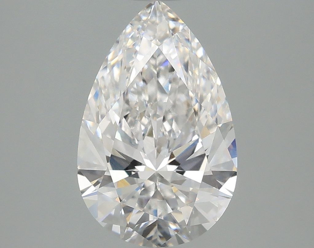 Lab-Grown Pear Diamond - 2.59 Carats, E Color, VVS2 Clarity - Certified by IGI - Report Number: LG687501167
