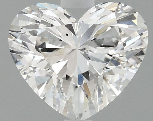 Lab-Grown Heart Diamond - 1.48 Carats, F Color, VS2 Clarity - Certified by IGI - Report Number: LG689536402