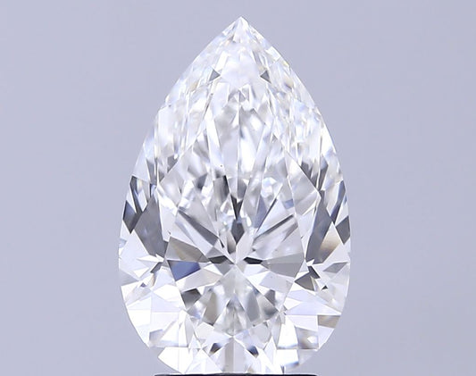 Lab-Grown Pear Diamond - 3.53 Carats, E Color, VS1 Clarity - Certified by IGI - Report Number: LG678555456