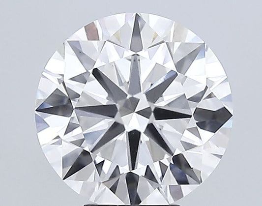 Lab-Grown Round Diamond - 6.5 Carats, F Color, VS1 Clarity - Certified by IGI - Report Number: LG681571754