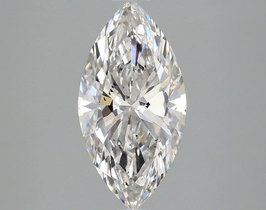Lab-Grown Marquise Diamond - 1.98 Carats, F Color, VS2 Clarity - Certified by IGI - Report Number: LG666415245