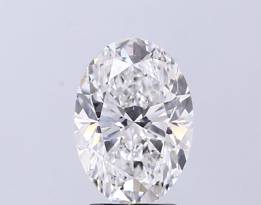 Lab-Grown Oval Diamond - 2.54 Carats, F Color, VS1 Clarity - Certified by IGI - Report Number: LG694597326