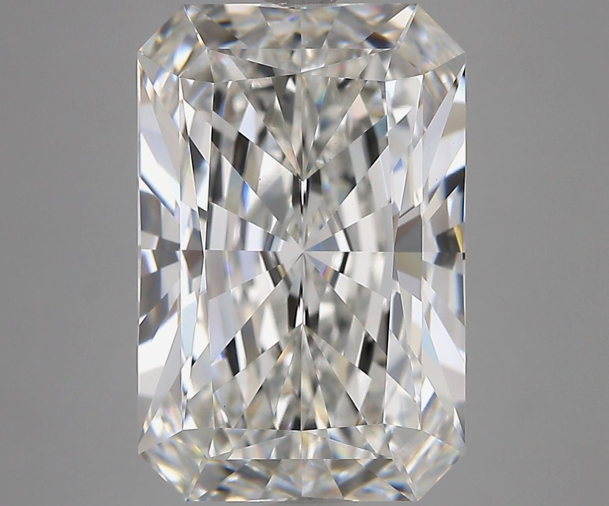 Lab-Grown Radiant Diamond - 7.34 Carats, F Color, VS1 Clarity - Certified by IGI - Report Number: LG706576781