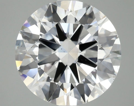 Lab-Grown Round Diamond - 4.92 Carats, F Color, VS2 Clarity - Certified by IGI - Report Number: LG692509543