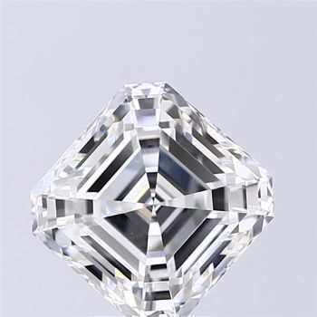 Lab-Grown Asscher Diamond - 3.03 Carats, F Color, VVS2 Clarity - Certified by GIA - Report Number: 6485196197