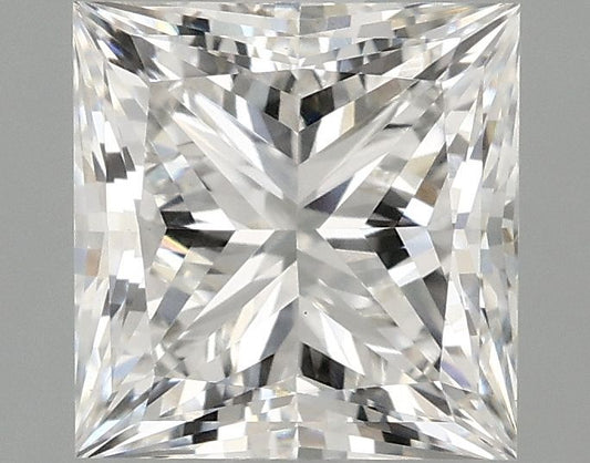 Lab-Grown Princess Diamond - 1.98 Carats, F Color, VVS2 Clarity - Certified by IGI - Report Number: LG689592202
