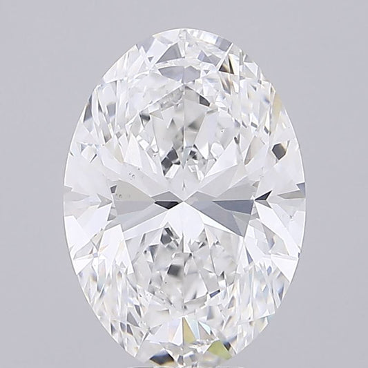 Lab-Grown Oval Diamond - 8.01 Carats, E Color, VS1 Clarity - Certified by IGI - Report Number: LG685564132
