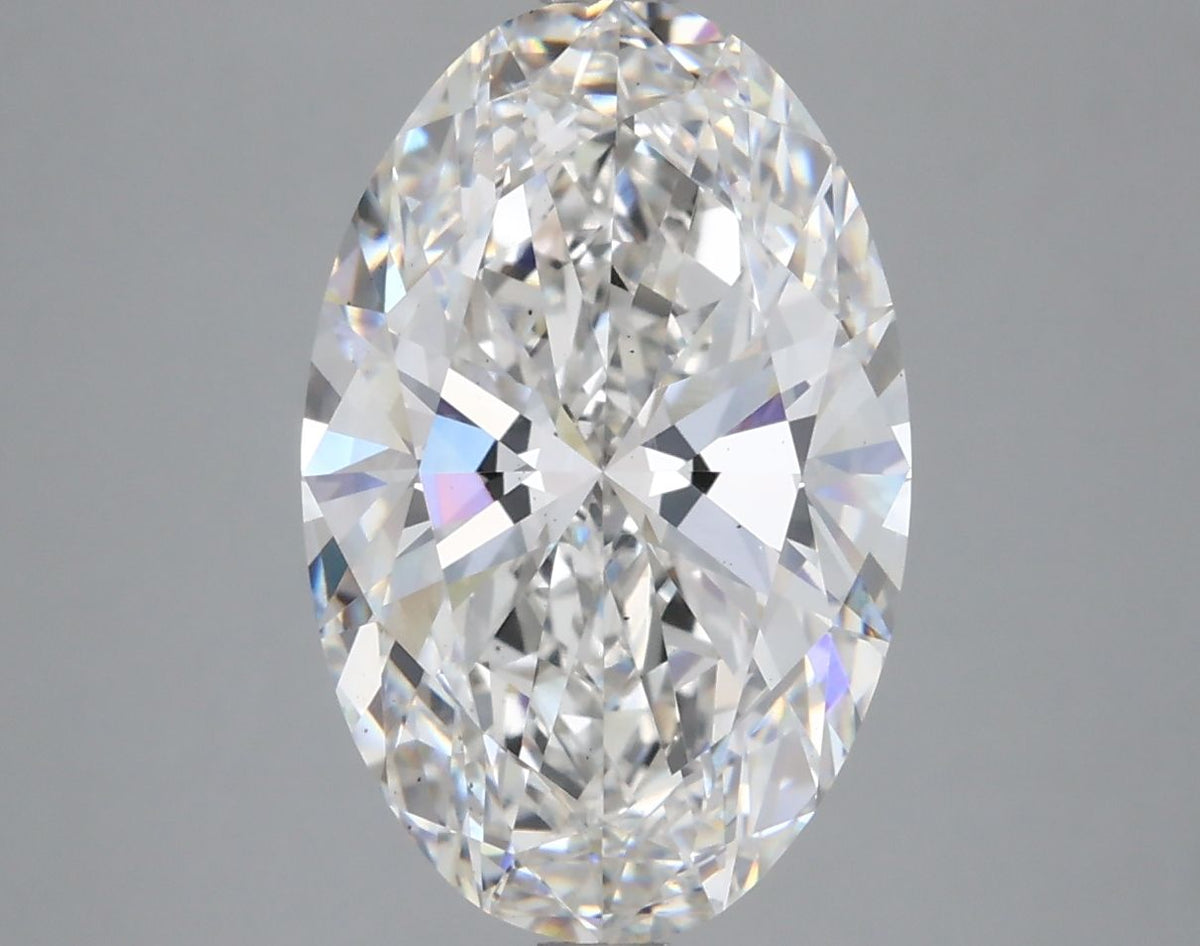 Lab-Grown Oval Diamond - 4.62 Carats, F Color, VS2 Clarity - Certified by IGI - Report Number: LG604398367