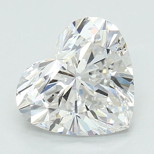 Lab-Grown Heart Diamond - 2.01 Carats, D Color, VS2 Clarity - Certified by IGI - Report Number: LG691541939