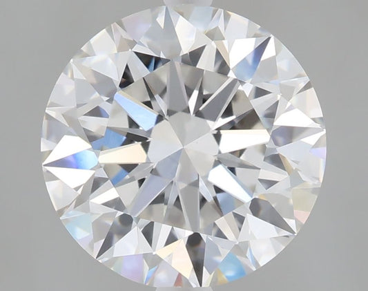 Lab-Grown Round Diamond - 3.01 Carats, E Color, VVS2 Clarity - Certified by IGI - Report Number: LG710557975