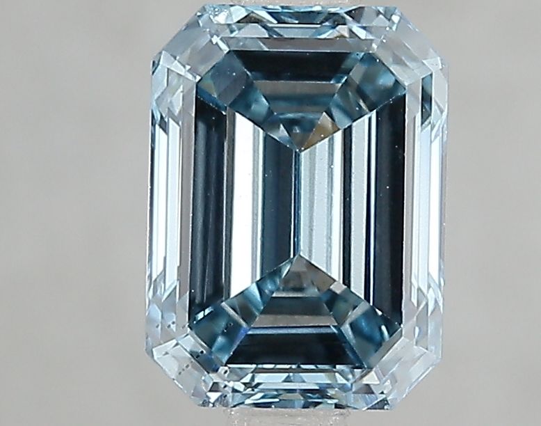 Lab-Grown Emerald Diamond - 2.03 Carats, Fancy Vivid Blue Color, VS2 Clarity - Certified by IGI - Report Number: LG666432363